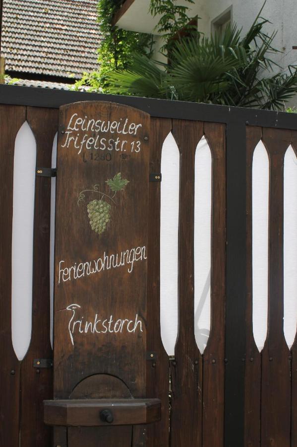 Feriengut Zum Trinkstorch Apartment Leinsweiler Exterior photo